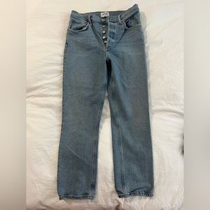 Agolde Riley crop jeans side 28 excellent condition